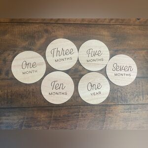 Wooden Milestone Discs